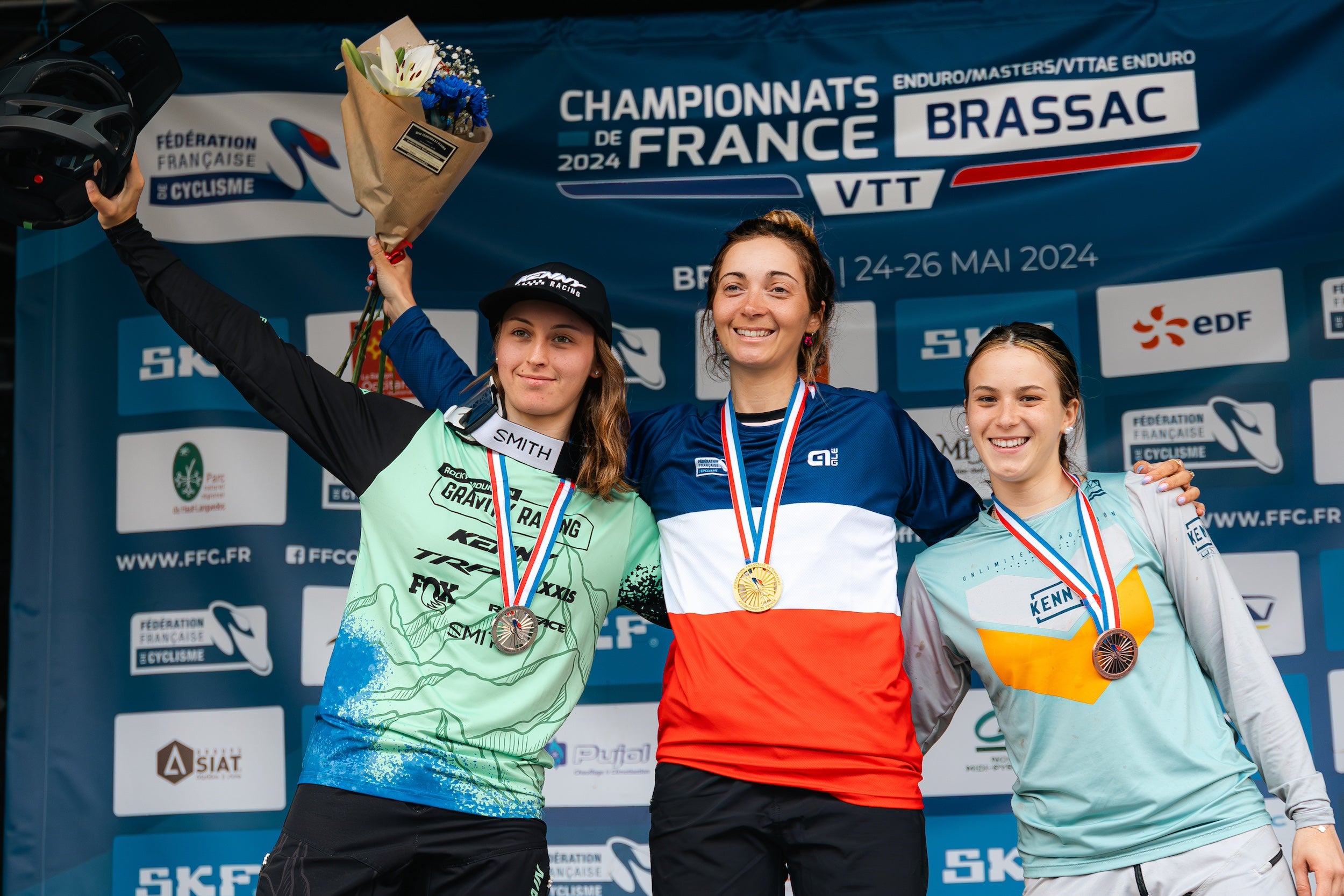 Female podium of the World Championships