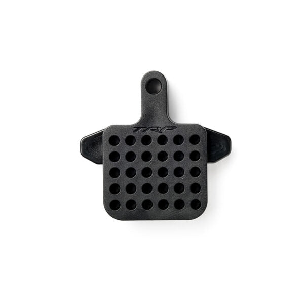 TRP 2-piston brake bleed block tool for mountain bike hydraulic brake system maintenance and servicing