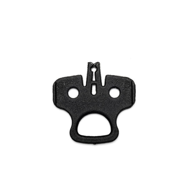 TRP 4-piston brake pad spacer tool for maintaining hydraulic brake alignment during mountain bike servicing