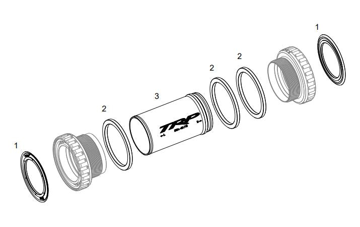 TRP Cycling BB-M8000 Parts