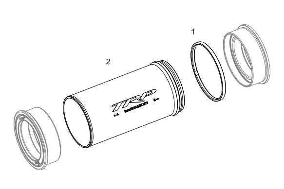 TRP M8010 bottom bracket threaded system for bike builds - reliable drivetrain foundation"