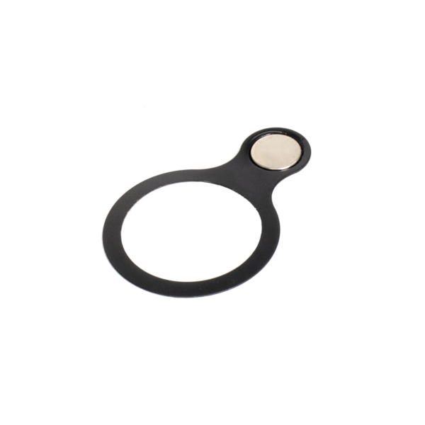 TRP Centerlock disc brake rotor with integrated magnet for speed sensor compatibility on performance bikes