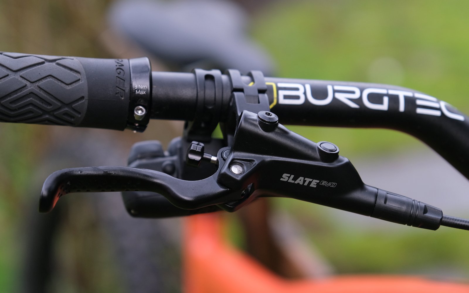 TRP mountain bike brake system professional product photography for technical documentation and marketing