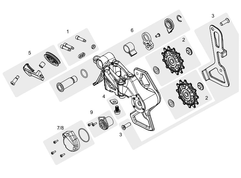 TRP EVO 11-speed rear derailleur M9070 for road cycling - mechanical precision for  riders"
