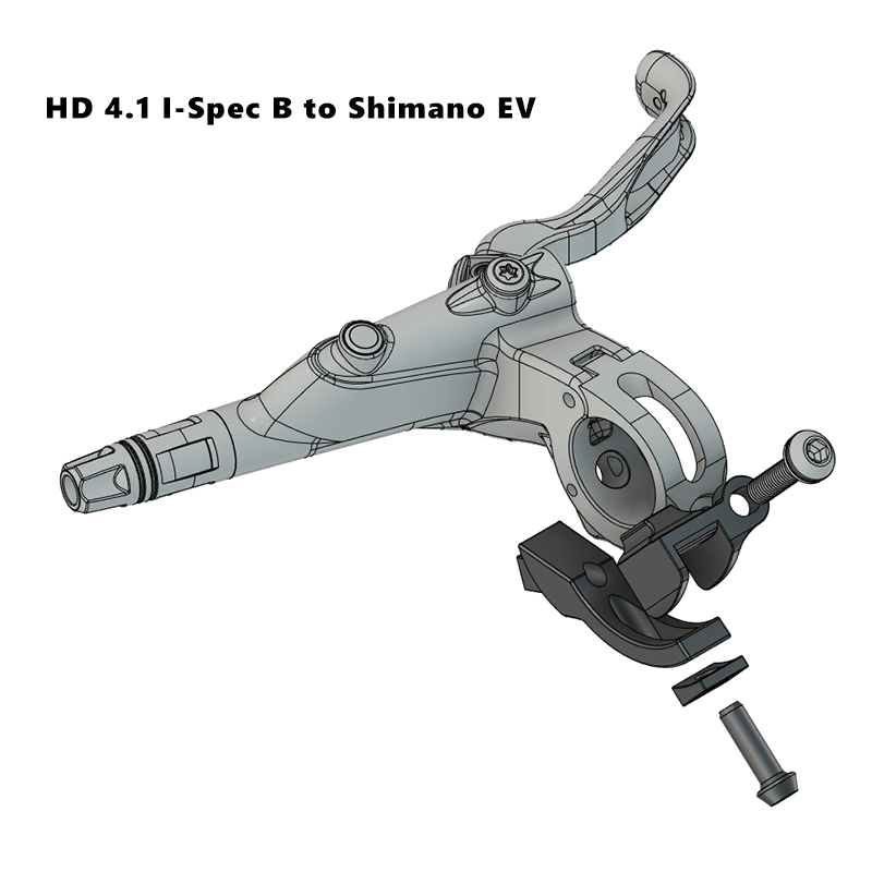 TRP HD 4.1 brake system exploded technical diagram showing component assembly and maintenance procedures