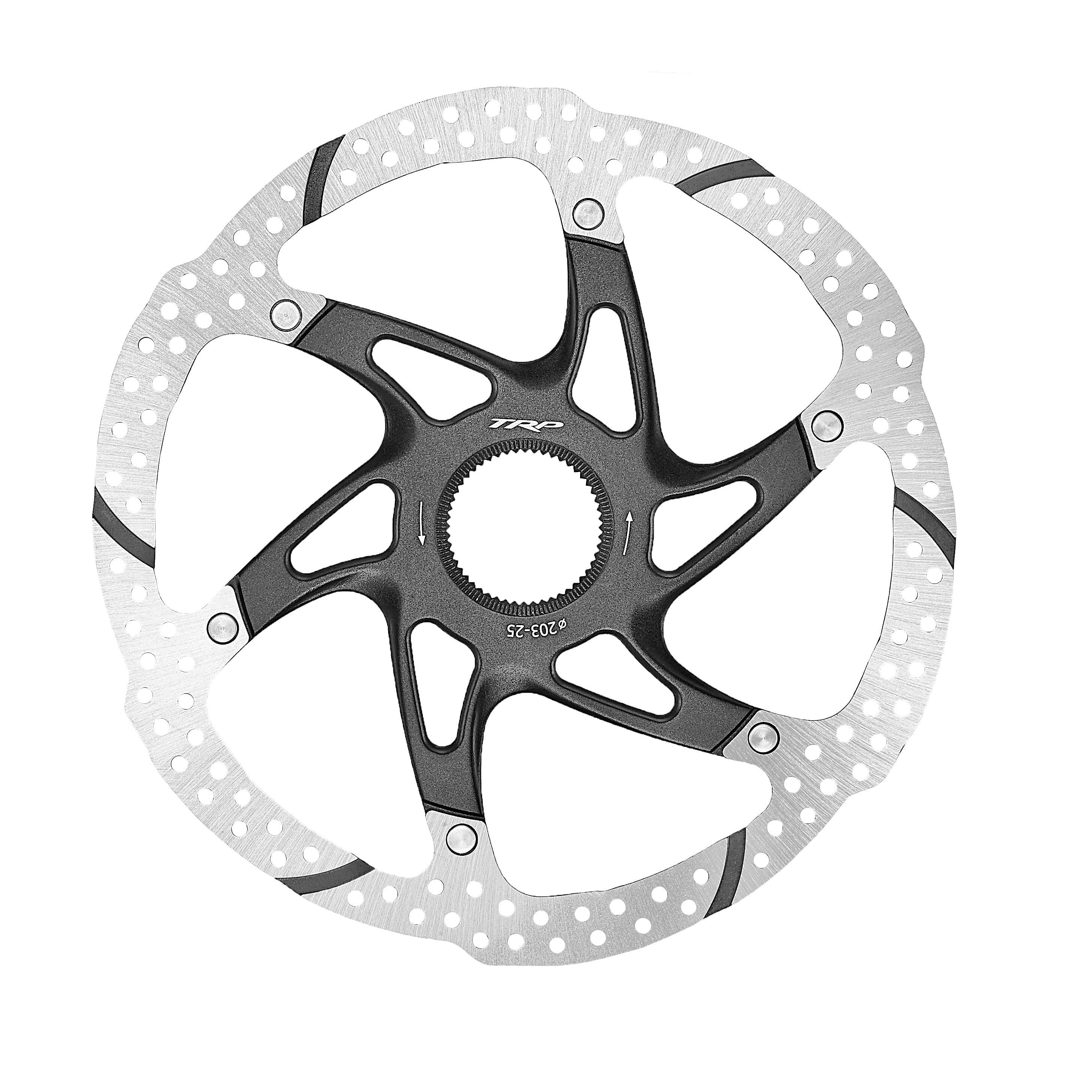 TRP 203mm disc brake rotor with 25mm mounting for downhill and e-bike applications