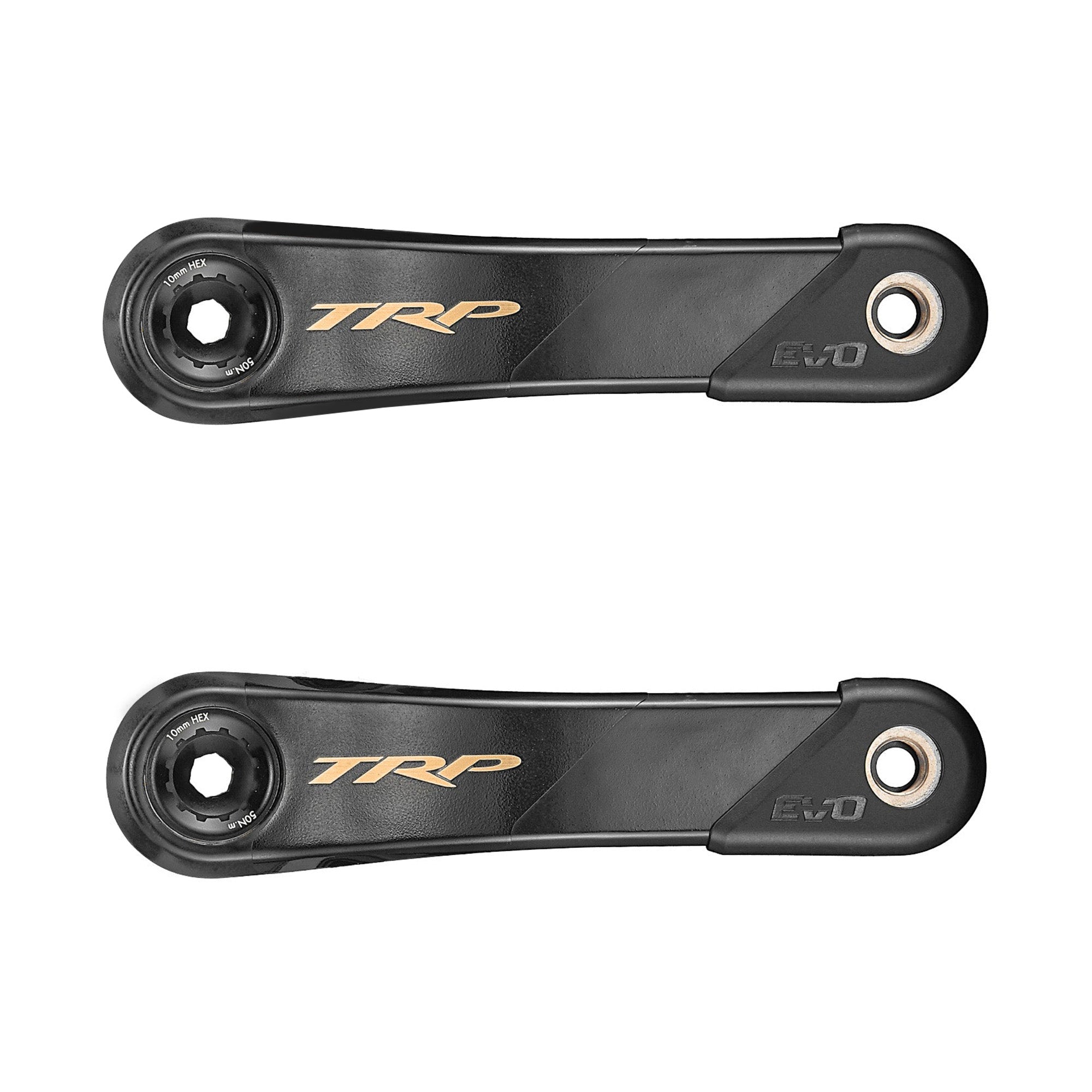 close‑up of TRP EVO 12 carbon MTB crank