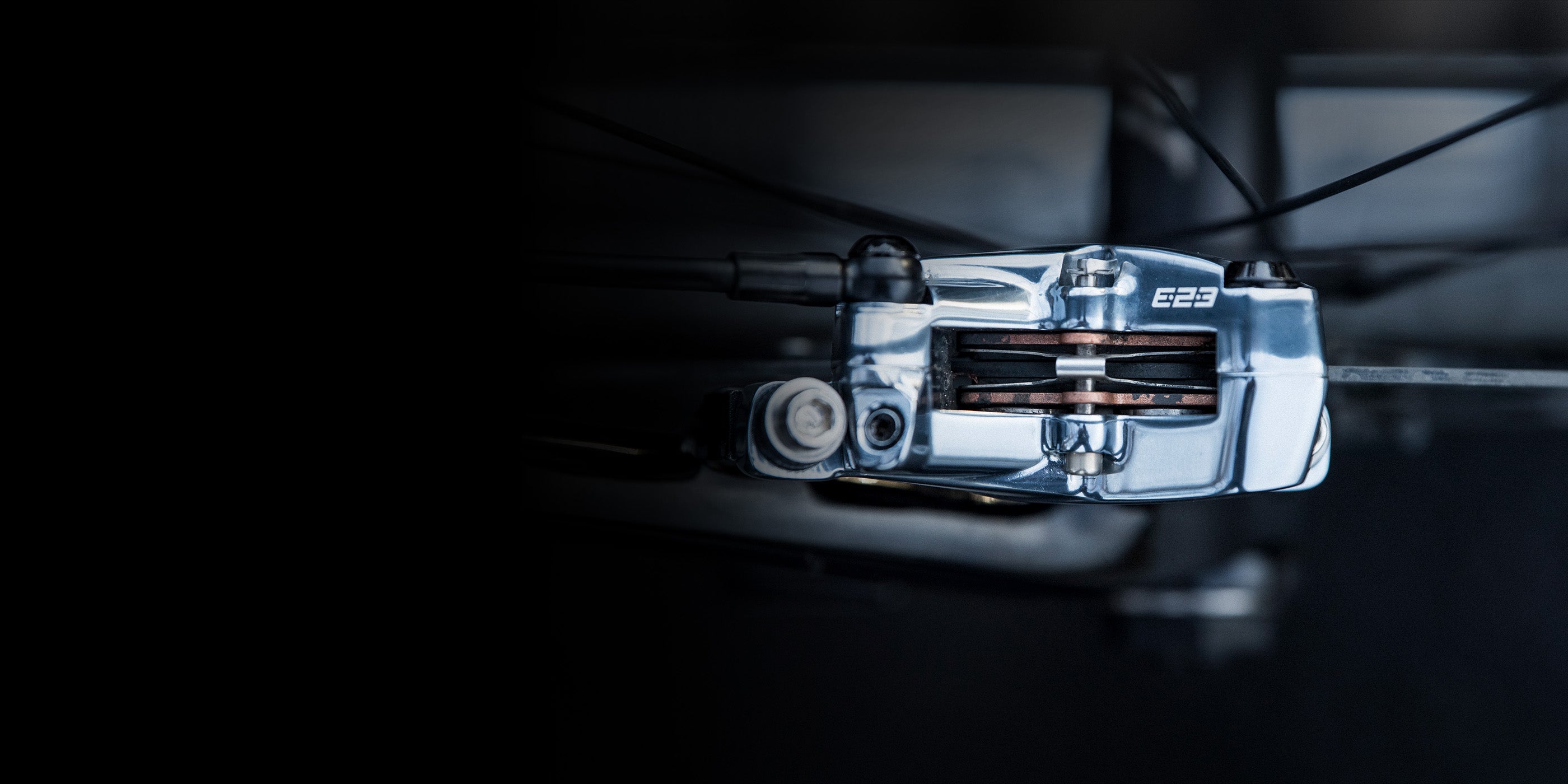 TRP DH-R EVO brake system with 2.3mm rotor compatibility for modern downhill mountain bike applications