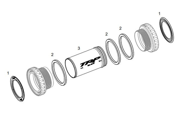 Movimento Centrale Shimano XT BB-MT800 HollowTech II - Per Mountain Bike - Foto 10