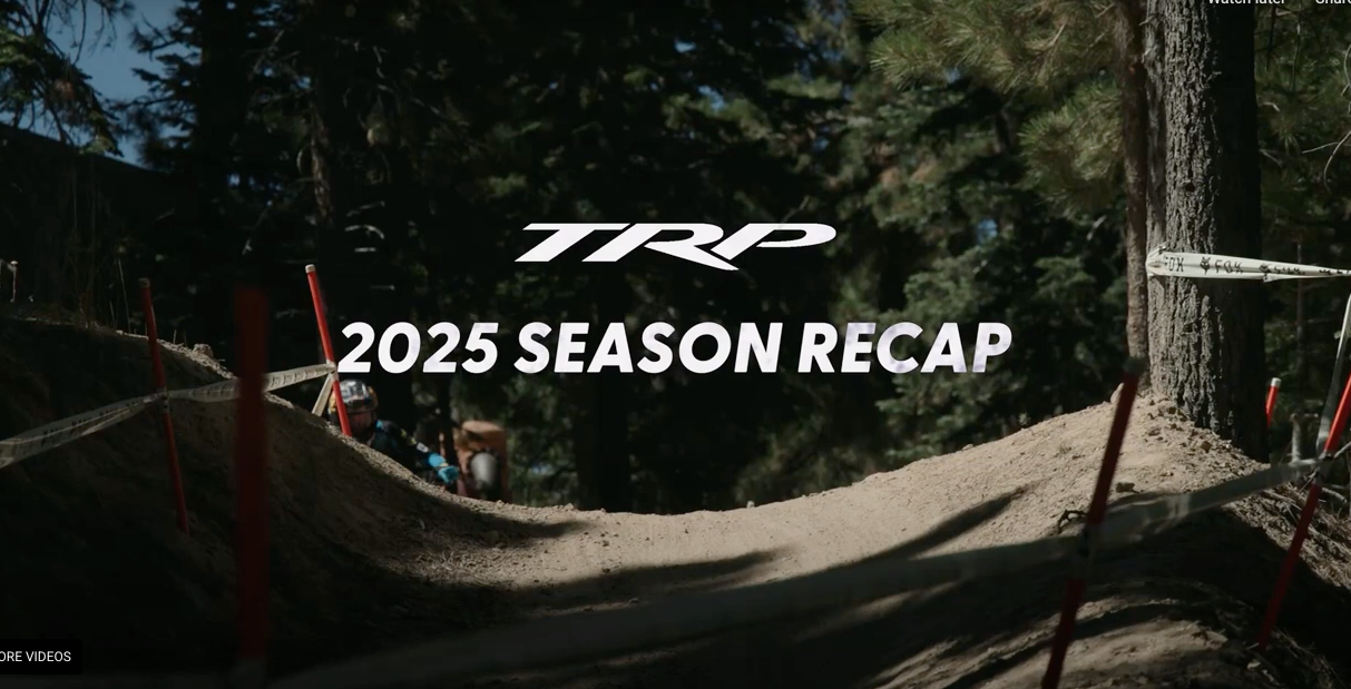 Bike trail with 'TRP 2025 Season Recap' text overlay