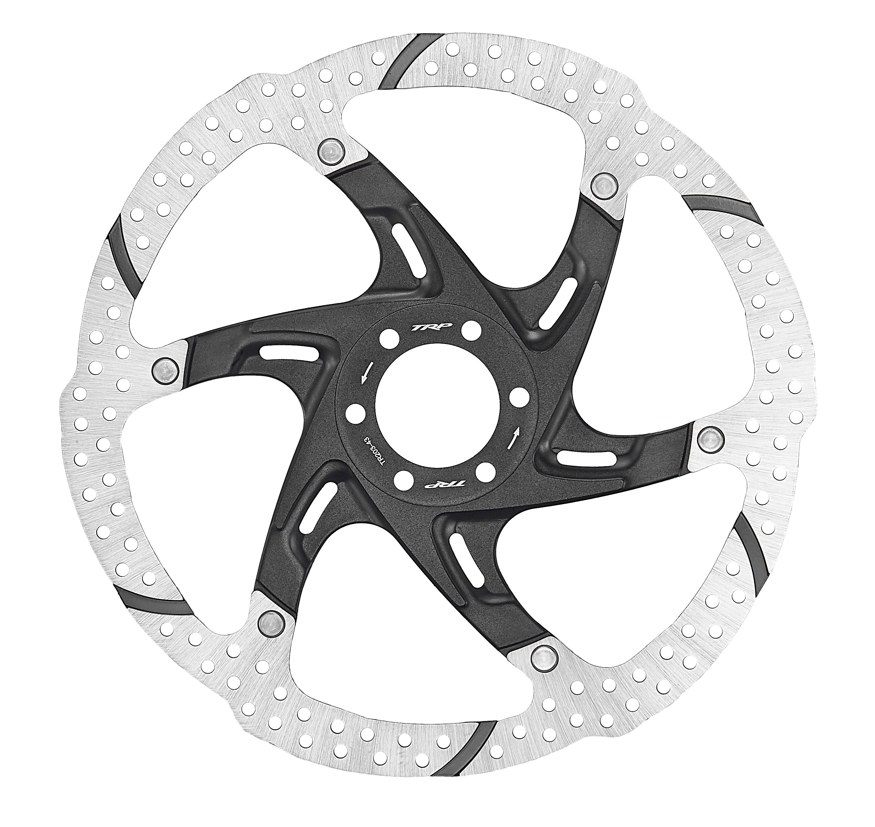 TRP RS02 160mm 6-Bolt Disc Brake Rotor Silver For Mountain Cyclocross EBike