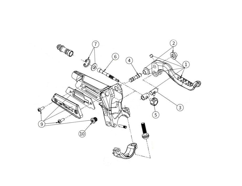 DH-R EVO Lever Small Parts